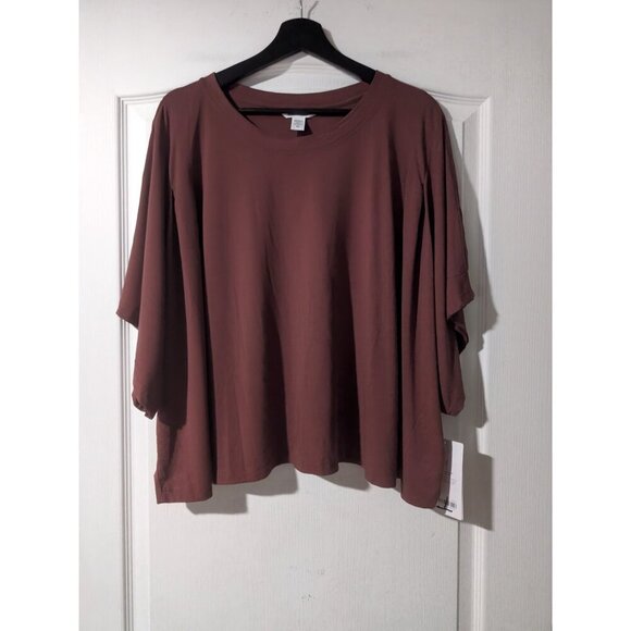 Athleta | Elemental Cropped Tee In Ancient Mahogany - Picture 4 of 13